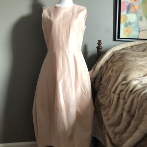 COS Blush pink, high low, sleeveless dress